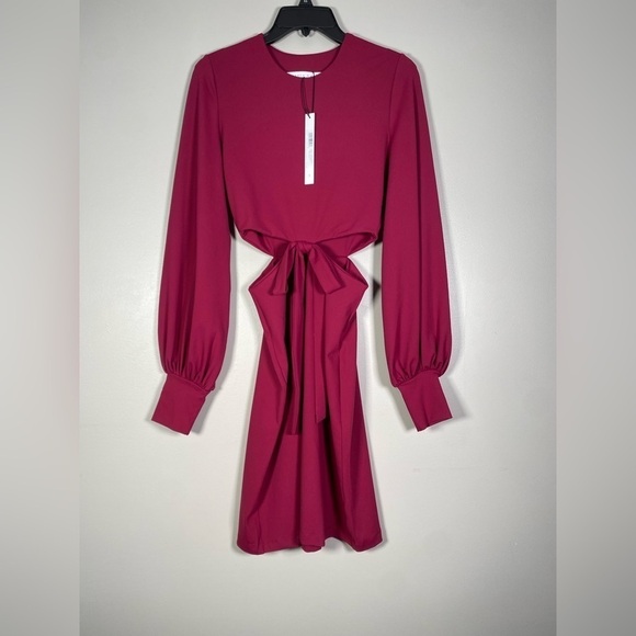 Susana Monaco - Cut Out Waist Bow Dress- - Picture 5 of 10